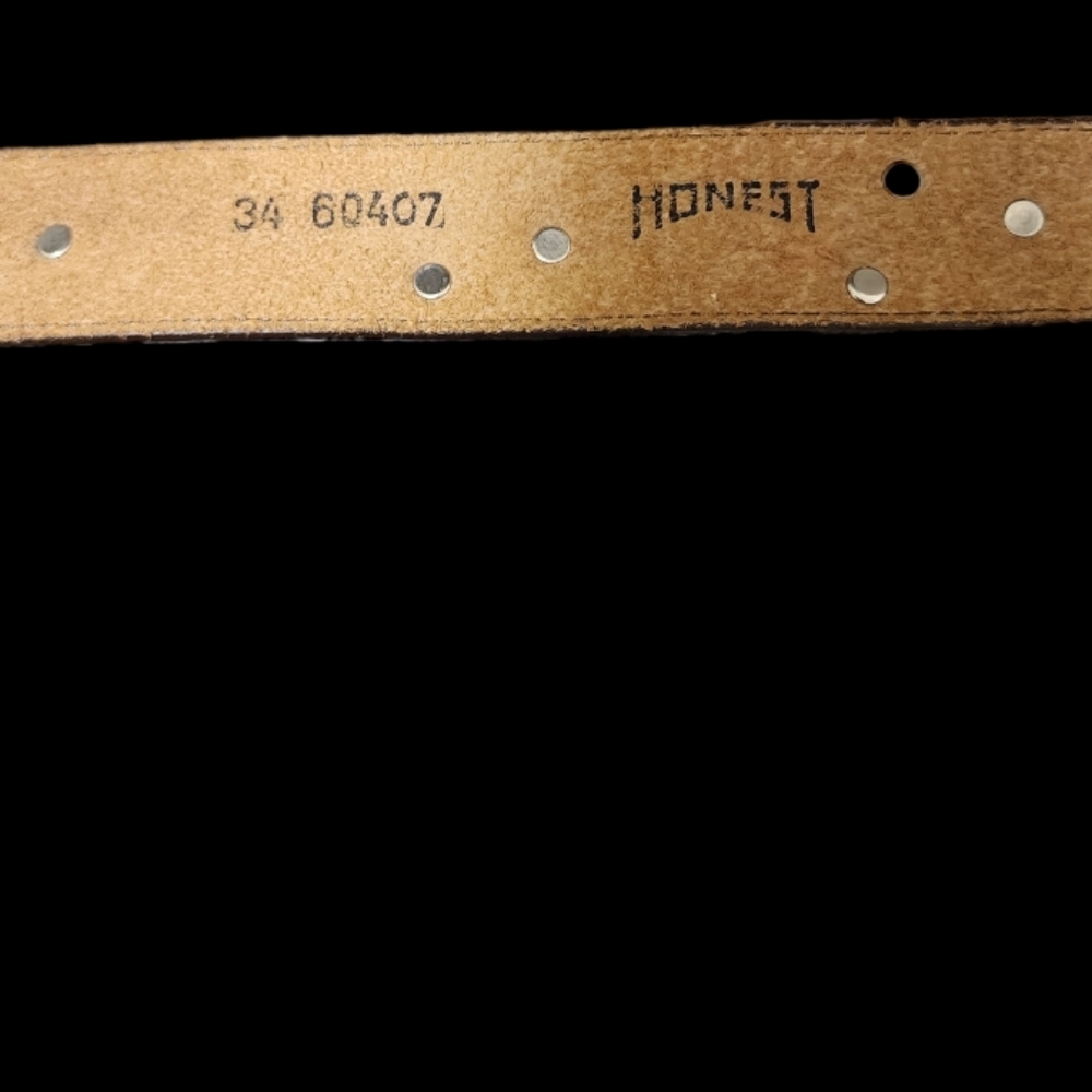 Honest Womens Leather Belt - Picture 3 of 3